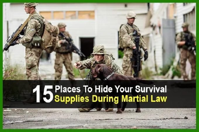 15 Places To Hide Your Survival Supplies During Martial Law