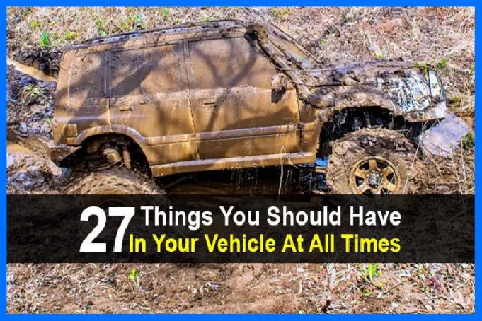 27 Things You Should Have In Your Vehicle At All Times