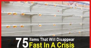 75 Items That Will Disappear FAST In A Crisis